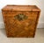 Vintage Woven Rattan Filing Box With Brass Handles For Sale - Image 10 of 12