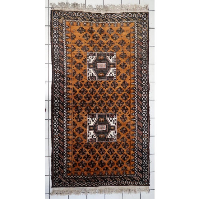 1920s, Handmade Antique Afghan Baluch Rug 3.5' X 6.2' For Sale - Image 10 of 12