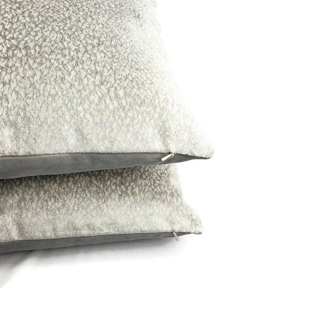 Metal Jeffrey Alan Marks Littlerock in Stone Pillow Cover For Sale - Image 7 of 9