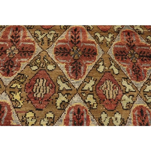Vintage Turkish Oushak Rug - 04'00 X 04'06 For Sale - Image 4 of 9