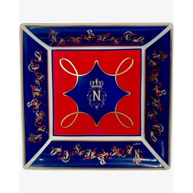 Vintage Le Negresco Hotel Nice France Porcelain Ashtray For Sale - Image 10 of 11