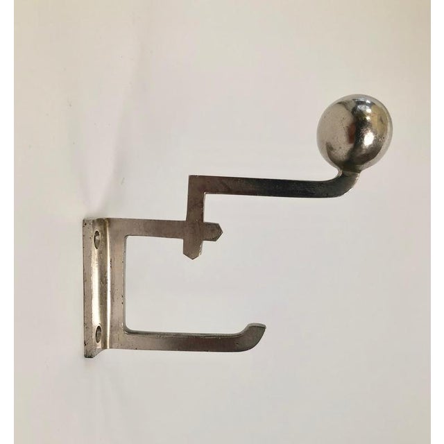 Metal Antique Austrian Coat Hooks, 1910 For Sale - Image 7 of 12
