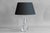 Mid-Century single table lamp signed 'Crystal Ile De France.' Re-wired and Tested. Shade not included. France circa 1950....