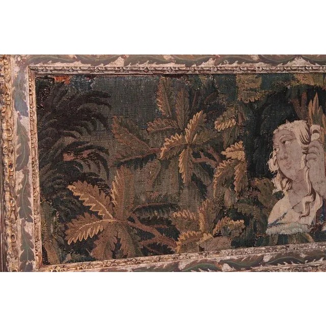 18th Century Framed French Aubusson Tapestry For Sale - Image 4 of 10