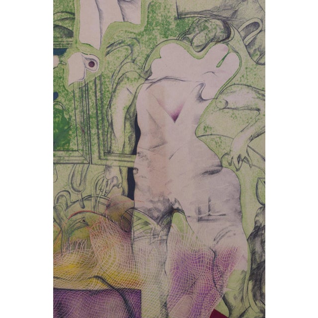 1980s Surreal Painting by Gustavo Carbó Berthold For Sale - Image 5 of 7