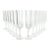 1990s Cristal D’Arques “Longchamp” Crystal Fluted Champagne Glasses - Set of 12 For Sale