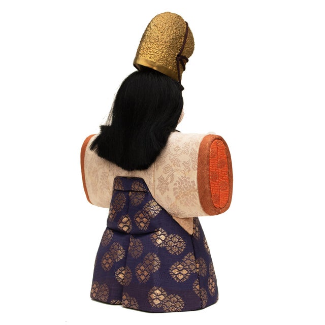 Large Late Showa to Heisei Era Japanese Decorative Hina Doll "Prince" For Sale In Dallas - Image 6 of 12