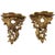 19th Century Carved Giltwood Wall Brackets, Set of 2 For Sale