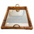 Bamboo Tray with Handles and Mirror Finish, 1970s For Sale - Image 11 of 11