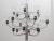 Gray Large Mid-Century Chrome 2097/18 Chandelier attributed to Gino Sarfatti for Flos, 1980 For Sale - Image 8 of 10