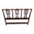 Baker Furniture Chippendale Style Carved Mahogany Queen Pierced Splat Headboard For Sale