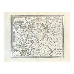 1778 Petite Tartarie Map by Robert De Vaugondy