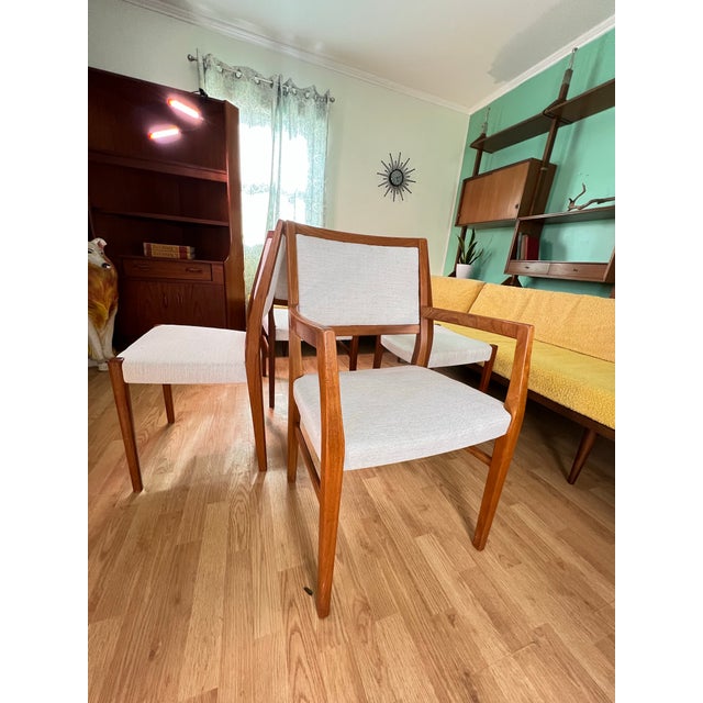 1960s Svegards Markaryd Set of 4 Swedish Teak Dining Chairs For Sale - Image 9 of 12