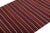 Rug & Kilim 1950s Vintage Persian Kilim With Burgundy Red and Navy Blue Stripes by Rug & Kilim For Sale - Image 4 of 7