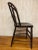Early 1900s Bow Back Chair with: - Turned front legs, stretchers and spindles
