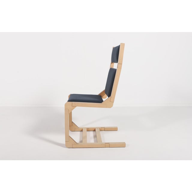 1990s Vintage Danish Architectural Chair, 1990s For Sale - Image 5 of 14