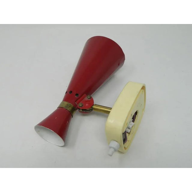 Vintage Bag Wall Lights by Rupert Nikoll, Vienna, 1950s, Set of 2 For Sale - Image 5 of 10