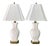 1960s Frederick Cooper Blanc De Chine Lamps With Shades - a Pair For Sale