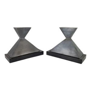 1970's Modernist Bookends by William Macowski for Ketcham & McDougall