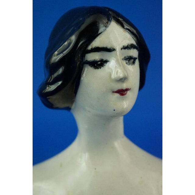 20th Century Ceramic Bust of a Woman from M.I.C.A. Factory, Sesto Fiorentino, Italy, 1920s For Sale - Image 18 of 18