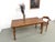 Brown Oak Farmhouse Table with Tapered Pine Legs, France, 1950s For Sale - Image 8 of 18