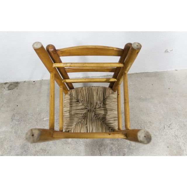 Set of Rustic Ash Chairs attributed to Charlotte Perriand, 1960s For Sale - Image 16 of 18