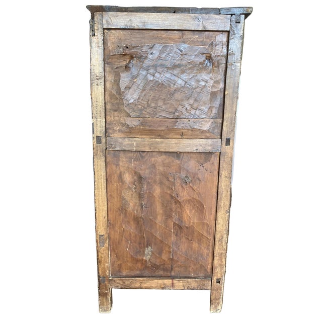 Antique Sage Green Tibetan Hand Painted Chest For Sale In Portland, OR - Image 6 of 10