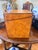 Vintage Maitland Smith box Trompe L'oeil Styling: The front mimics rare multi-colored leather book spines including works...