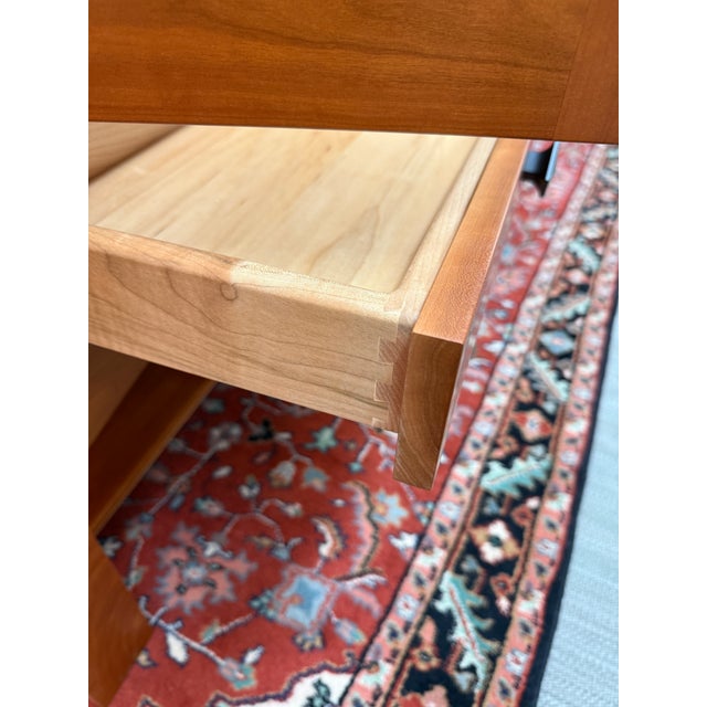 Brown Simply Amish Aspen Open Sideboard For Sale - Image 8 of 12