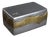 Brutalist Aluminium and Brass Box by David Marshall, 1980s For Sale