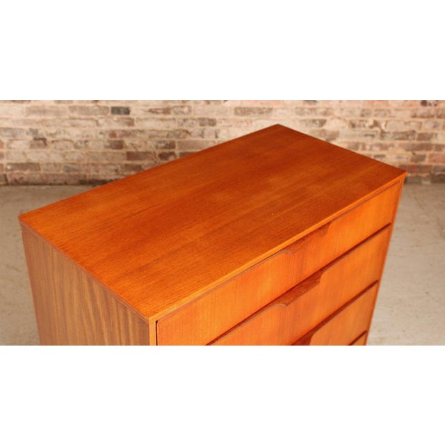 Brown Mid-Century Modern Teak Chest of Drawers by Austinsuite, 1960s For Sale - Image 8 of 9