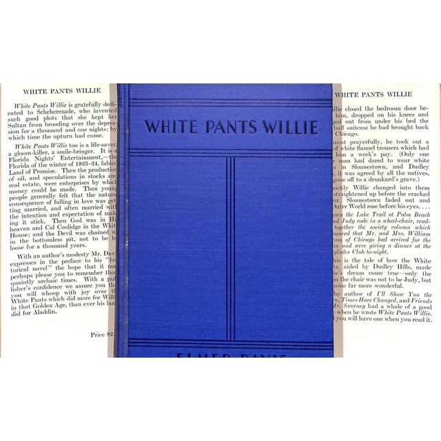 Traditional "White Pants Willie" Book 1932 Davis, Elmer For Sale - Image 3 of 4