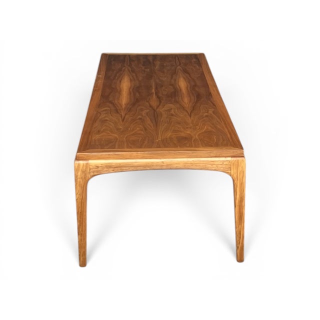 Wood Mid Century Modern Walnut Coffee Table Dovetail Top Restored For Sale - Image 7 of 16