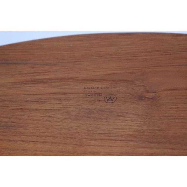 1960s Sculptural Swedish Modern Teak "Gondola" Tray by Tapio Wirkkala for Kalmar For Sale - Image 12 of 13