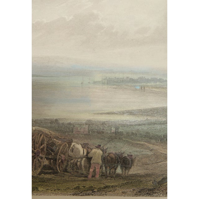 19th C. English 'Poole' After J. M. W. Turner Hand-Colored Engraving For Sale - Image 10 of 13