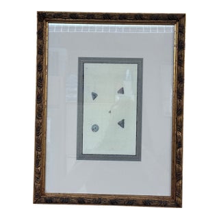 Coastal Composition Sketch of Seashells, Framed For Sale