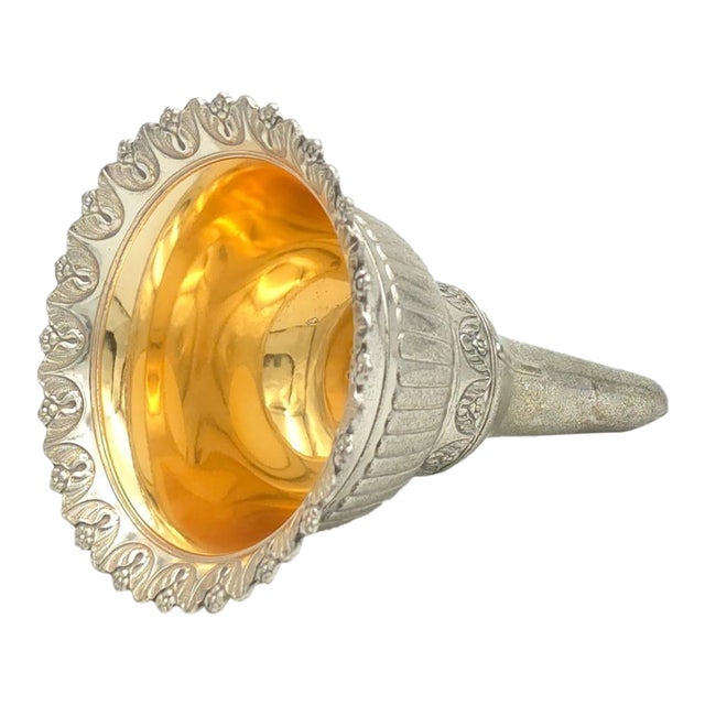 Silver Gilt Wine Funnel, Circa 1950 For Sale