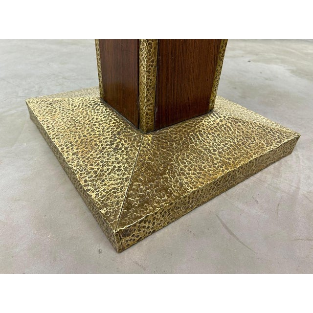 Jugendstil Coffee Table with Hammered Decor, 1890s For Sale - Image 6 of 8