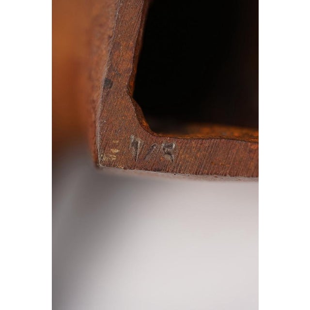 Abstract Cast Iron Zezootier & Reiter Sculpture by Gertraude Zebe, 1997 For Sale - Image 15 of 17