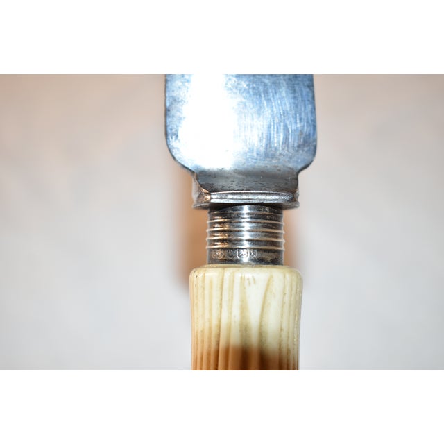 Metal Hallmarked 1901 Sheffield Bread Knife For Sale - Image 7 of 7