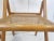 Mid-Century Modern Set of Vintage Italian Folding Chairs in Beech & Cane, 1970s For Sale - Image 3 of 12