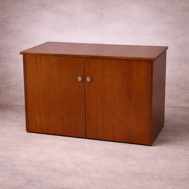 Mid-Century Danish Teak Record Cabinet with Shelves, 1970s For Sale - Image 10 of 10