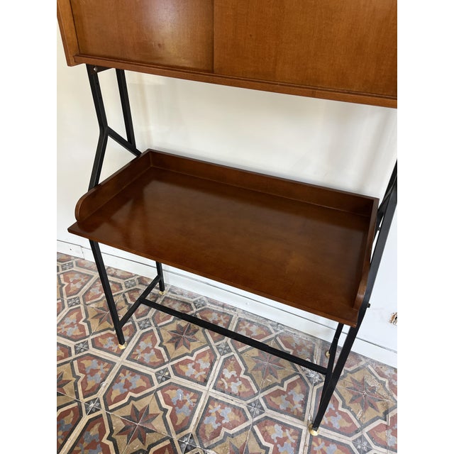 Freestanding Wall Unit with Desk, 1960s For Sale - Image 14 of 16