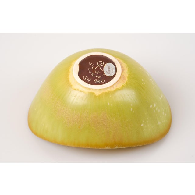 Ceramic Scandinavian Modern Aro Bowl in Stoneware by Gunnar Nylund for Rörstrand, 1950s For Sale - Image 7 of 10