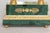 Gold Mid 20th Century Empire Style Malachite and Gilt Bronze Portico Clock For Sale - Image 8 of 8
