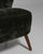 1940s Mid-Century Modern Black Wood Pair of Club Chairs For Sale - Image 10 of 12