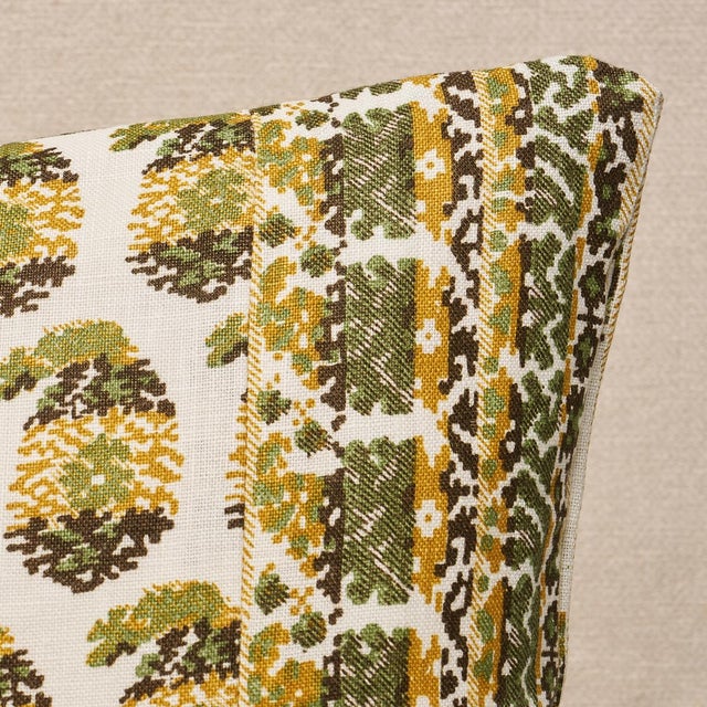 This pillow features Terry by Rita Konig for Schumacher with a knife edge finish. Created in collaboration with Rita...