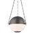 Mark D. Sikes 2 Light Sphere No. 2 Pendant, Small, Distressed Bronze For Sale