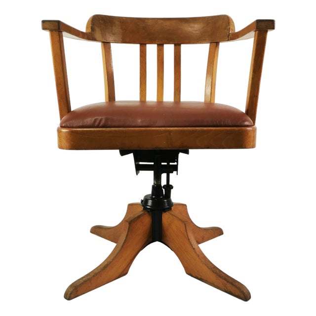 Art Deco Office Chair from Ehapa, Denmark, 1930s For Sale