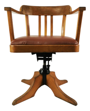 Art Deco Office Chair from Ehapa, Denmark, 1930s